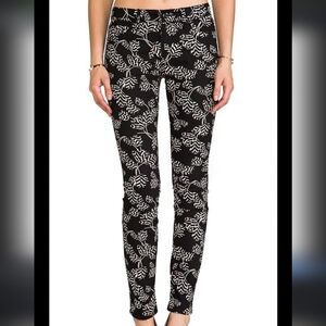 Marc by Marc Jacobs Stick Mid Rise Straight Leg in Black Multi Rae Rae Size 26